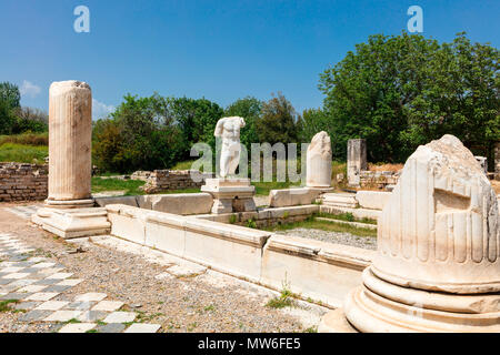 Archäologische Stätte von Helenistic Stadt Aphrodisias in westlichen Anatolien, Türkei. Stockfoto