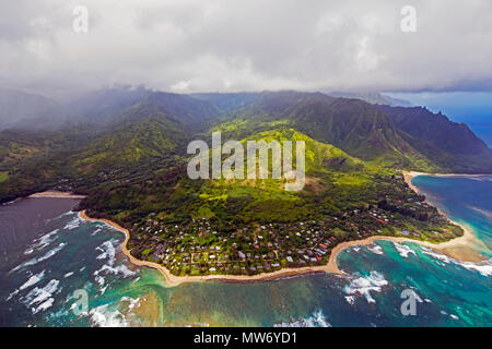 Napali Küste Kauai Hawaii Stockfoto