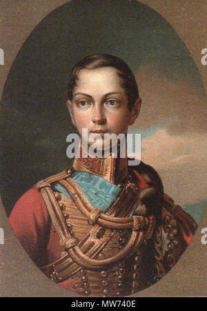 . Englisch: Zukunft Zar Alexander II. als junger Mann. um 1830. Unbekannt 35 Alexander II. Junge Stockfoto