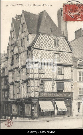 46 Angers - Maison d'Adam début XXe Stockfoto