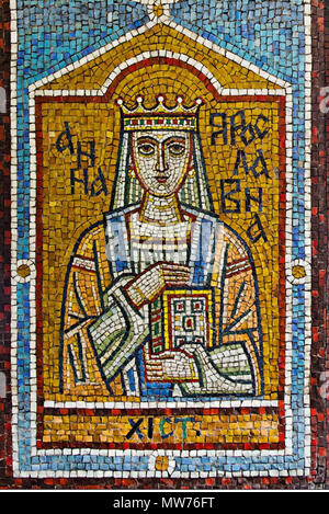 . Englisch: Mosaik von Anna von Kiew, Königin von Frankreich (r. 1051-1060, in der Regentschaft für seinen Sohn Philip 1060-1066). 4 Februar 2014, 22:22:38. Unbekannt 47 Anna Yaroslavna von Kiew Stockfoto