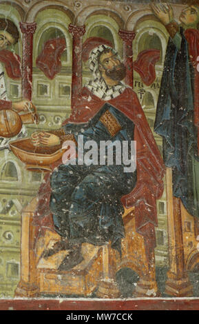 223 Fresken von St. Nikolaus von Varoš 0351 Stockfoto