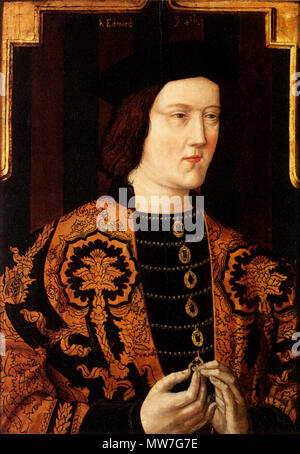 . Edward IV York (1442-1483). ca. 1520, posthum Portrait von ca. 1470-1475. Unbekannt, Anglo-Flemish School 179 Edward IV Plantagenet Stockfoto