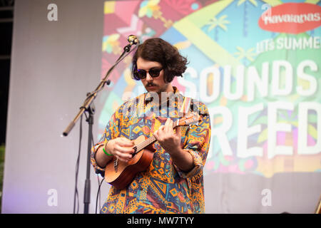 Mai 26, 2018 - MAILAND, ITALIEN: band Gigante bei Mi Ami-Festival 2018 in Mailand Stockfoto