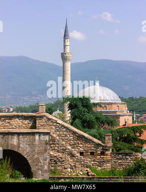 Blick von der Festung in Skopje, Skopje, Republik Mazedonien Stockfoto