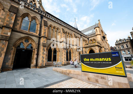 Ansicht der McManus Kunstgalerie und Museum in Dundee, Tayside, Schottland, Großbritannien Stockfoto