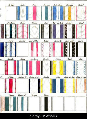 . Français: Sammlung historique des ordres de chevalerie civils et militaires... . 1820 56 Aristide Michel Perrot - Sammlung historique des ordres de chevalerie civils et militaires (1820) pl. V1 Stockfoto