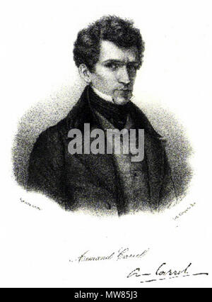 . Englisch: Armand Carrel (1800-1836), französischer politischer Journalist und Autor. n. d., Ca. 1836. Unbekannter Künstler 56 Armand Carrel 2 Stockfoto