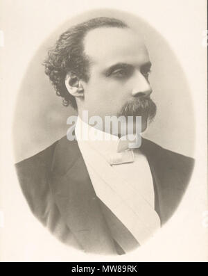 . Español: Retrato del Presidente de Chile José Manuel Balmaceda. Finales Del Siglo XIX. Unbekannt 69 Presidente Balmaceda (2) Stockfoto