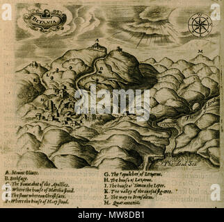 . Englisch: George Sandys. Relation einer Reise begonnen Ein: Dom: 1610. Foure Bookes. Mit der Beschreibung des türkischen Reiches, der Aegypt, des Heiligen Landes, London, W. Barrett, 1615. 1615. George Sandys (1577 - 1644) Beschreibung Englisch Travel Writer, kolonisator und Dichter englischer Reisender, Kolonist und Dichter Geburtsdatum/Tod 2 März 1577 März 1644 Ort der Geburt / Todes Bishopthorpe Palace Boxley Authority control: Q 5544276 VIAF: 76334788 ISNI: 0000 0000 8156 0309 50016635 LCCN: n NLA: 35474878 GND: 118794418 WorldCat 83 Betania - Sandys George - 1615 Stockfoto