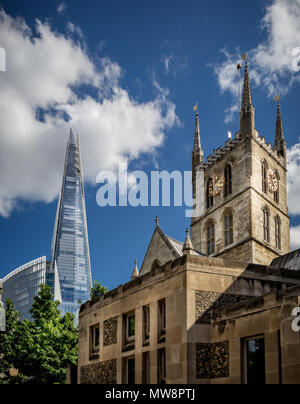 Der Shard Wolkenkratzer in London Bridge Street, London, UK am 11. August 2013 Stockfoto