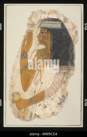 . Lady Tjepu. zwischen -1390 und-1353 100 Brooklyn Museum - Dame Tjepu - Gesamt Stockfoto