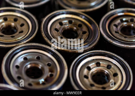 Gebrauchtwagen Getriebefilter Stockfoto