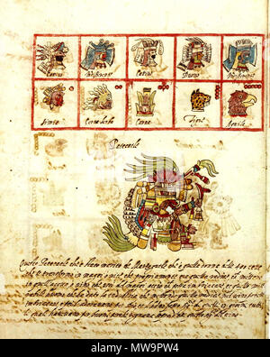 136 Codex Ríos (Folio 23v) Stockfoto