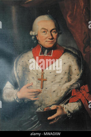 . English: zeitgenössisches Porträt Cäsar Konstantin Franz von hoensbroech (1724-1792), Fürstbischof von Lüttich Englisch: zeitgenössisches Porträt von César Constantin François de Hoensbroeck (1724-1792), Fürstbischof von Lüttich. 18. Jahrhundert 108 Kaiser Constantin Franz von hoensbroech Stockfoto