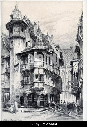 . Français: Colmar, Maison Pfister - Tiefdruck de Charles Pinet (19,5 x 28 cm). Vom 7. Dezember 2013, 21:31:52. Charles Pinet (1867 - 1932) Alternative Namen Charles F. Pinet Beschreibung Französische Maler Geburtsdatum / Tod 22. Januar 1867, am 10. August 1932 Ort der Geburt / Todes Paris, Frankreich Paris, Frankreich Arbeitsort Niederlande (1900 - 1925), Haarlem (1900 - 1925) Kontrolle: Q 2960017 VIAF: 220256210 SUDOC: 111639557 RKD: 95906 138 Colmar, Maison Pfister Stockfoto