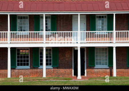 Fort-Kaserne, Fort McHenry National Monument und historischen Schrein, Maryland Stockfoto