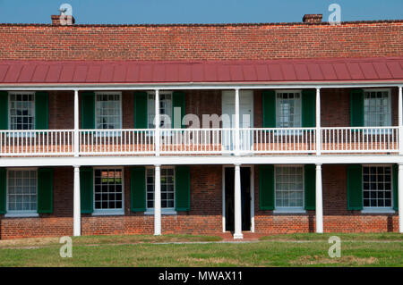 Fort-Kaserne, Fort McHenry National Monument und historischen Schrein, Maryland Stockfoto