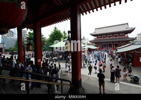 Sensoji-tempel. Asakusa. Tokio. Japan Stockfoto