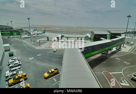 Das neue Terminal. Internationalen Flughafen Muscat. Oman Stockfoto