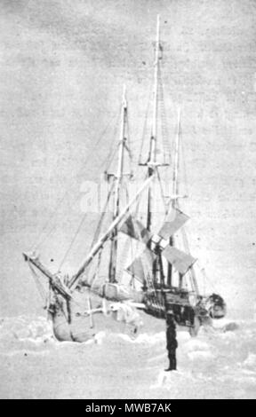 . Fridtjof Nansen Schiff FRAM - März 1894. 1897. Nansen (?) 214 Fram März 94 Stockfoto