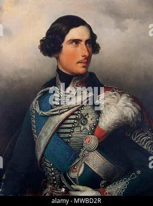 . English: Bild des Friedrich Wilhelm (II.) Georg Adolf von Hessen-Kassel-Rumpenheim (1820-1884) Englisch: Friedrich Wilhelm von Hessen-Kassel (1820-1884) Русский: Вильгельм Фридрих Гессен - Кассельский (1820-1884) - ландграф Гессен - Кассельский, супруг в. Кн. Александры Николаевны. 1843 228 FridrichGessenKassel Stockfoto