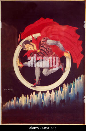 . Englisch: Plakat von Orlandi Orlando. Im frühen 20. Jahrhundert. Orlandi Orlando 458 Orlandi Diavolo Stockfoto