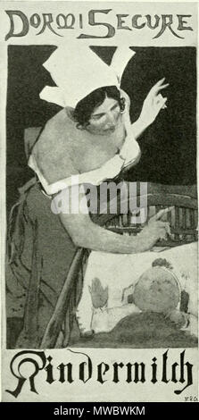 . English: Kindermilch. 1897. Fritz Erler 168 Dormi secure Stockfoto