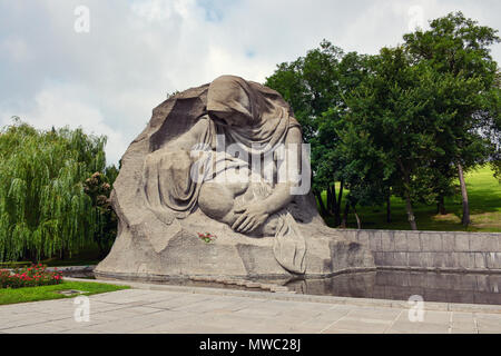 Russland, Wolgograd, 17. Mai 2018. Gedenkstätte Mamayev Kurgan Stockfoto