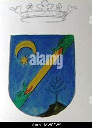 . Español: Escudo de Armas de los Marqueses de Selva Alegre. 4. Juni 2011. Unbekannt 195 Escudo del Marquesado de Selva Alegre Stockfoto