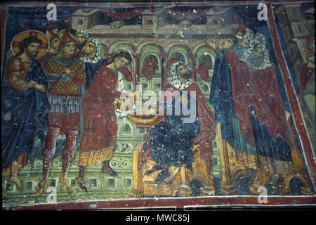 221 Fresken von St. Nikolaus von Varoš, 01. Stockfoto