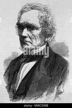 . Englisch: Edward Delafield (1794-1875), der Vater von Francis Delafield (1841-1915). 19. Fotografie von Mathew Brady (1823-1896) Der unbekannte Kunstwerke 179 Edward Delafield b 1794 Stockfoto