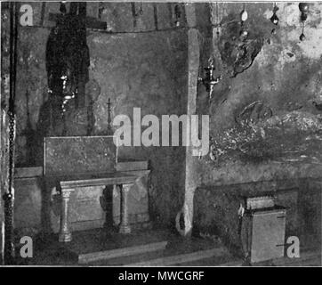 . Englisch: Grotte von Helena Kirche Maria Magdalena 1906. 1906. Breen, A.E. (Andrew Edward) 255 Grotte von Helena 1906 Stockfoto