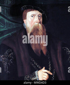 . Englisch: König Gustav I. von Schweden (1496-1560). ca. 1550. Unbekannte zeitgenössische Künstler (die sog. Bysta portrait) 258 Gustav I. von Schweden c 1550 Stockfoto