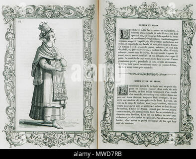 . Englisch: Cesare Vecellio. Kostüme anciens et modernes Habiti antichi et Modernisieru di tutto il mondo di Cesare Vecellio, Paris, Firmin Didot Freres et Fils & Cie., M.DCCC. LIX (1859-60). 1860. Cesare Vecellio (1530-1601) Alternative Namen Cesare Vecellio; Cesare di Tiziano Vecelli; Cesare Vecellius Beschreibung italienischer Maler und Graveur Geburtsdatum / Tod 1521 vom 2. März 1601 Ort der Geburt / Todes Pieve di Cadore Venedig Arbeitsort Venedig, Augsburg Authority control: Q 549400 VIAF: 17378621 ISNI: 0000 0001 2122 5258 ULAN: 500018010 85049158 LCCN: n GND: 121652424 WorldCat 268 Hebre Stockfoto