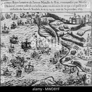 . Englisch: Soubise 12 15 Juin 1625. 17. Jahrhundert. Anonym 17. Jahrhundert 567 Soubise 12 15 Juin 1625 Stockfoto