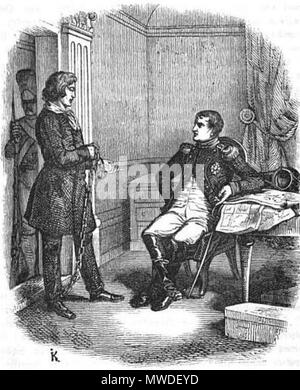 . Interrogatoire de Staps par Napoléon. 1867. Unbekannt 298 Interrogatoire de Staps (2) Stockfoto