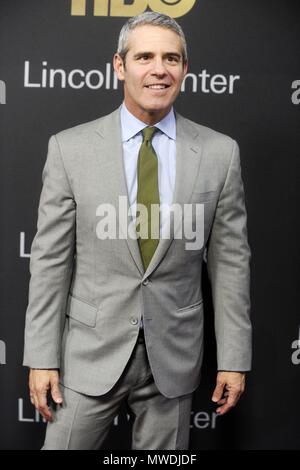 New York City. 29 Mai, 2018. Andy Cohen an der Lincoln Center American Songbook Gala 2018 in der Alice Tully Hall im Lincoln Center am 29. Mai 2018 in New York City. | Verwendung weltweit Quelle: dpa/Alamy leben Nachrichten Stockfoto