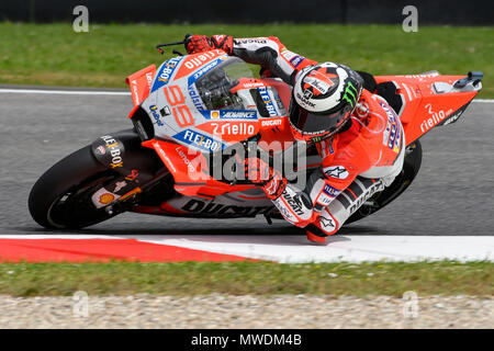 Florenz, Italien. 31. Mai 2018. Jorge Lorenzo Spaniens und Ducati Team in Aktion während des RP MotoGP Gran Premio d'Italia Oakley - in Mugello Circuit. Am 31. Mai 2018 in Scarperia Italien. (Foto von Marco Iorio) Credit: Marco iorio/Alamy leben Nachrichten Stockfoto