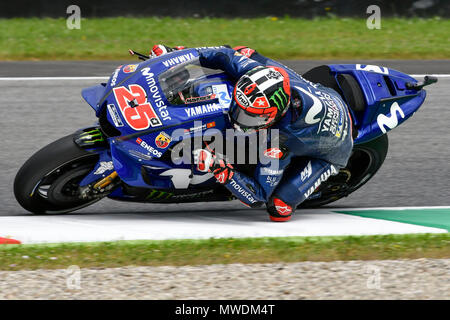 Florenz, Italien. 31. Mai 2018. Maverick Vinales Spaniens und Movistar Yamaha MotoGP in Aktion während des RP MotoGP Gran Premio d'Italia Oakley - in Mugello Circuit. Am 31. Mai 2018 in Scarperia Italien. (Foto von Marco Iorio) Credit: Marco iorio/Alamy leben Nachrichten Stockfoto