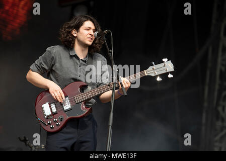 London, Großbritannien. 1. Juni 2018. Die Amazonen durchführen, bei der alle Punkte im Osten Festival 2018, Victoria Park London, 01/06/2018 Â© Gary Mather/Alamy leben Nachrichten Stockfoto