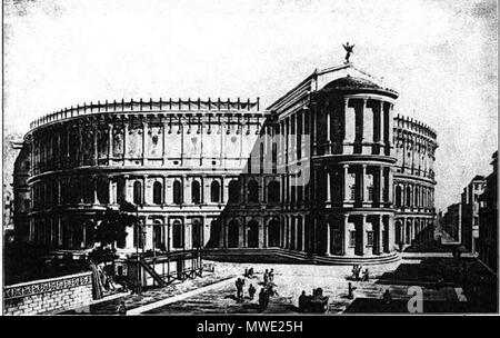 200 Exteriortheaterofpompey Stockfoto