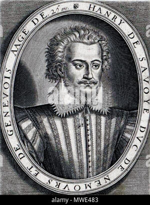 . Français: Henri Ier de Savoie, duc de Nemours. 17. Jahrhundert 271 Henri Ier de Savoie, duc de Nemours (7/8) Stockfoto