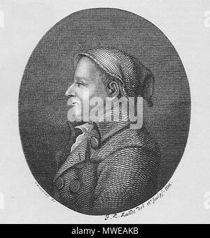 . Johan Clemens Tode. 1886. S. Hansen 317 Johan clemens Tode Stockfoto