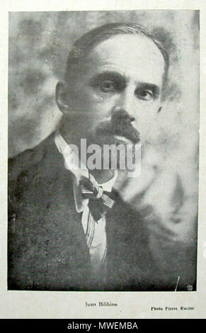 . Ivan Bilibin Iakovlevich [Jakowlewitsch] (Jean Bilibine) (1876-1942). Datum unbekannt. Unbekannt 301 Ivan Bilibin - Foto Stockfoto