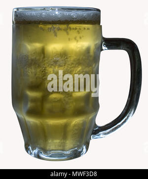 Beschlagene Glas Bier Stockfoto