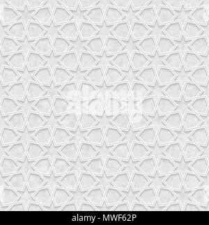 Geometrische Muster mit Grunge Hintergrund, hellgrau und weißen Tapete, Vektor-Illustration Stock Vektor