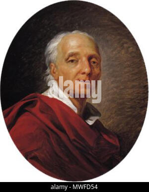 313 Jean-Simon Berthélemy-Portrait von Denis Diderot Stockfoto