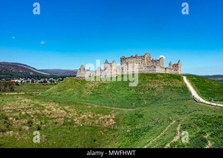 Ruthven Barracks Ruine östlich von Kingussie Highland Schottland Großbritannien auf B970 Stockfoto