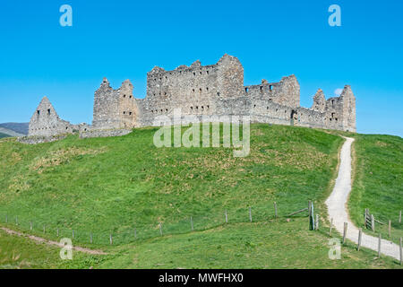 Ruthven Barracks Ruine östlich von Kingussie Highland Schottland Großbritannien auf B970 Stockfoto